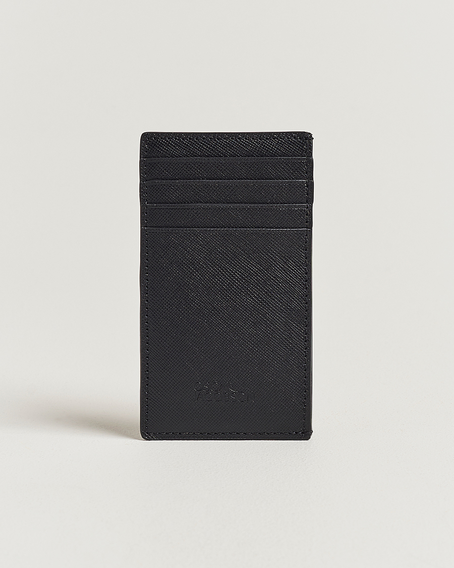 Herre | Punge | Oscar Jacobson | Card Holder Leather Black