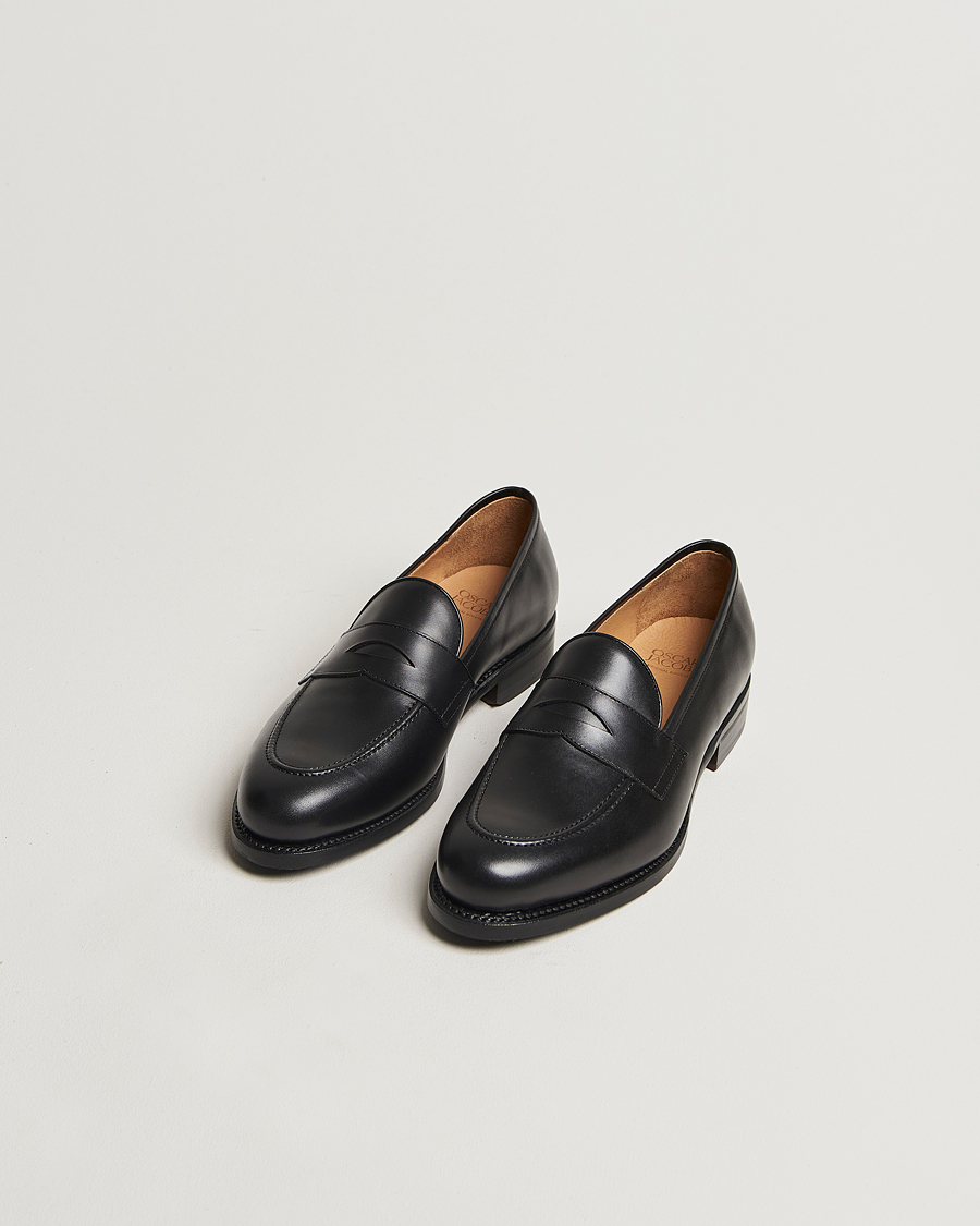 Herre | Loafers | Oscar Jacobson | Penny Loafers Black