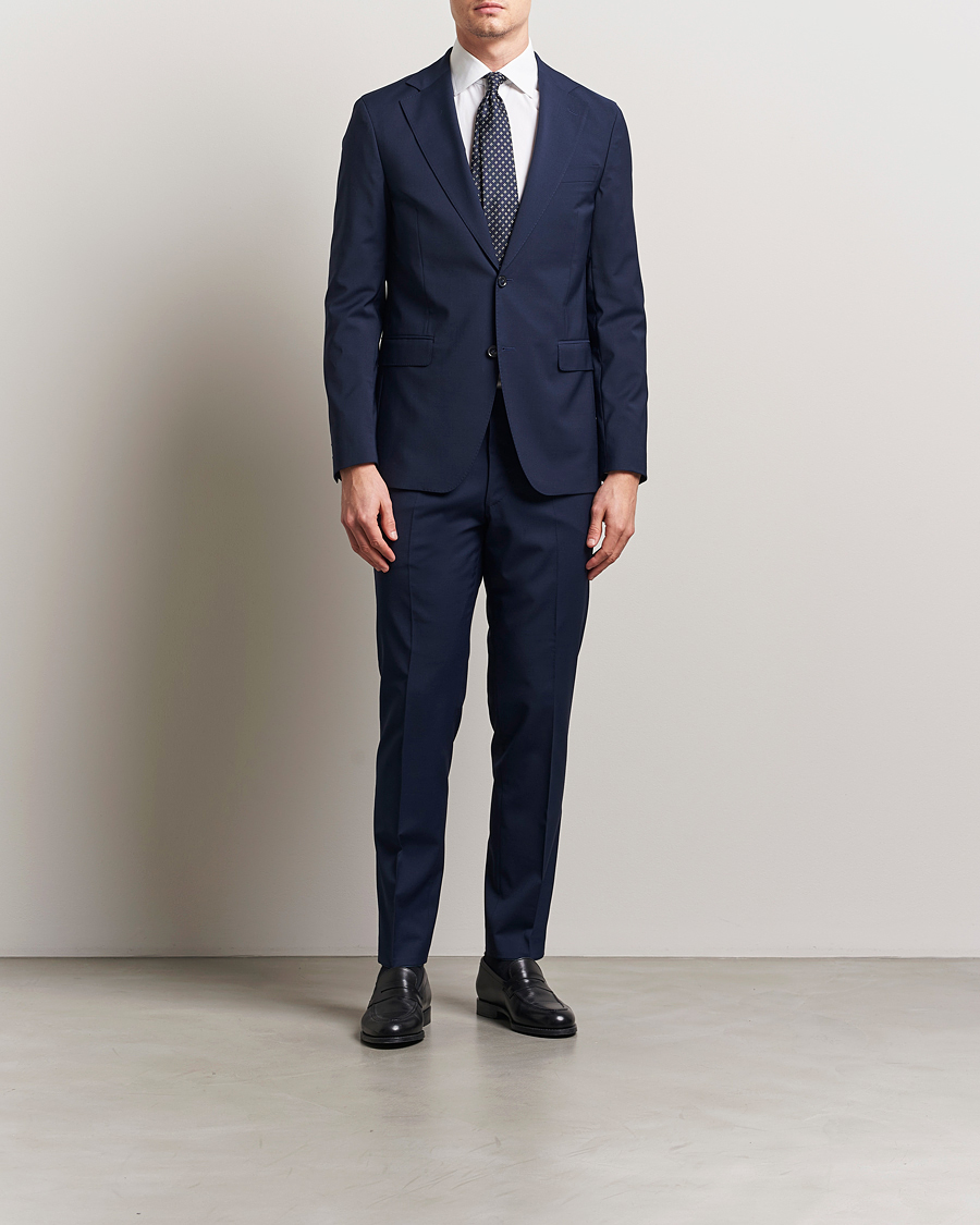 Herre | Blazere & jakker | Oscar Jacobson | Ego Wool Blend Blazer Navy