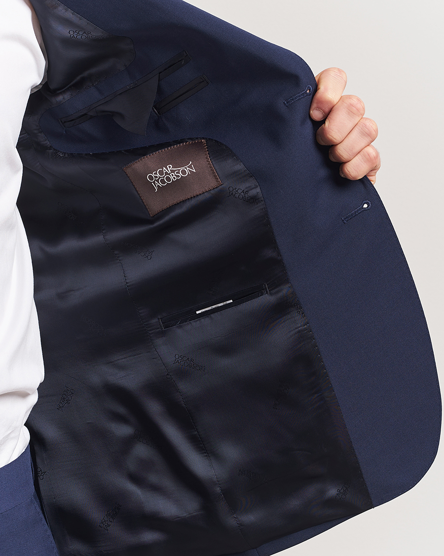 Herre | Blazere & jakker | Oscar Jacobson | Ego Wool Blend Blazer Navy