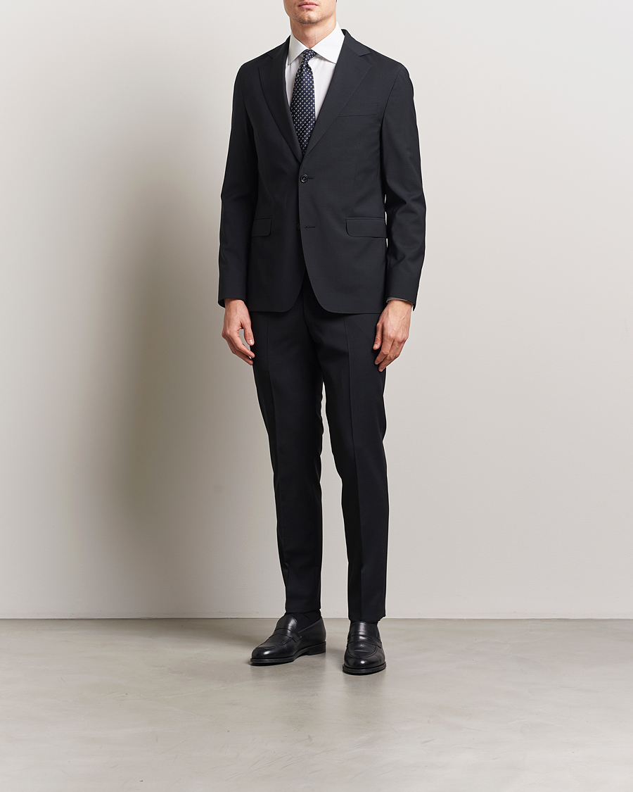 Herre | Blazere & jakker | Oscar Jacobson | Ego Wool Blend Blazer Black