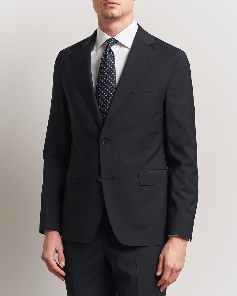 Herre | Blazere & jakker | Oscar Jacobson | Ego Wool Blend Blazer Black