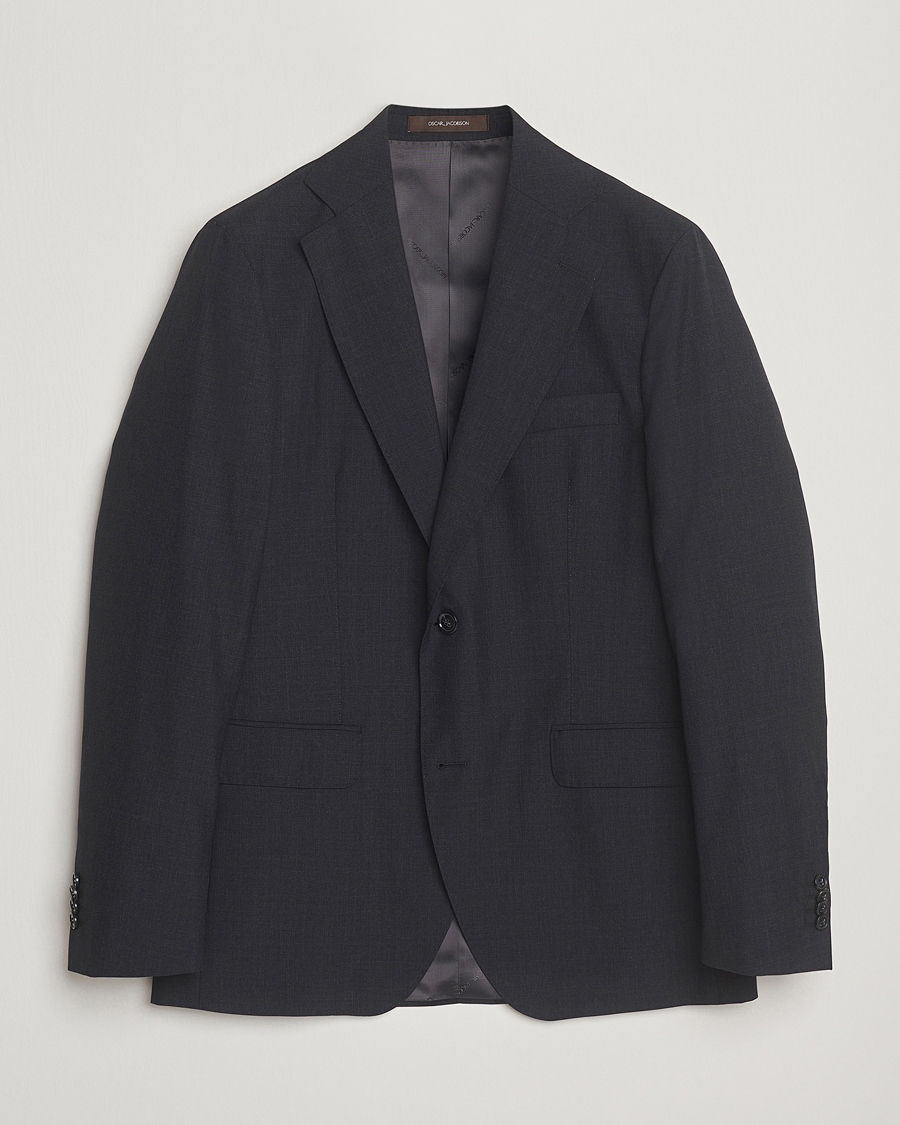 Herre | Blazere & jakker | Oscar Jacobson | Fogerty Wool Blazer Grey