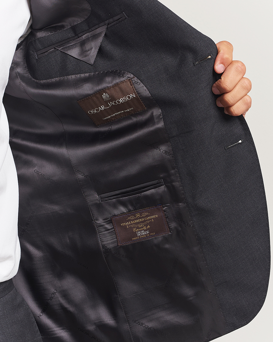 Herre | Blazere & jakker | Oscar Jacobson | Fogerty Wool Blazer Grey