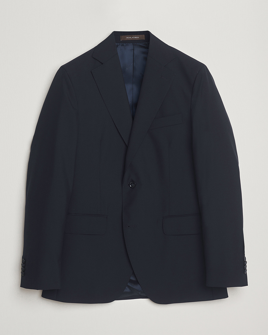 Herre | Blazere & jakker | Oscar Jacobson | Fogerty Wool Blazer Navy