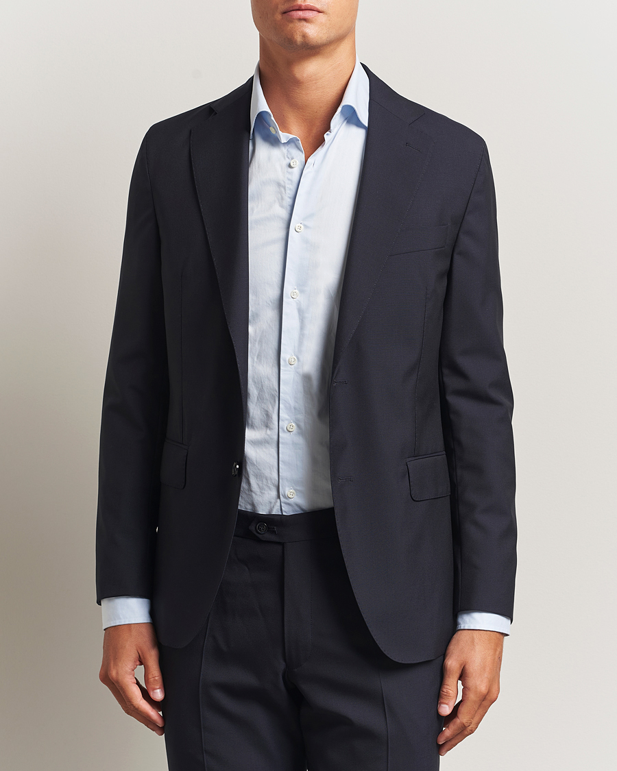 Herre | Blazere & jakker | Oscar Jacobson | Fogerty Wool Blazer Navy