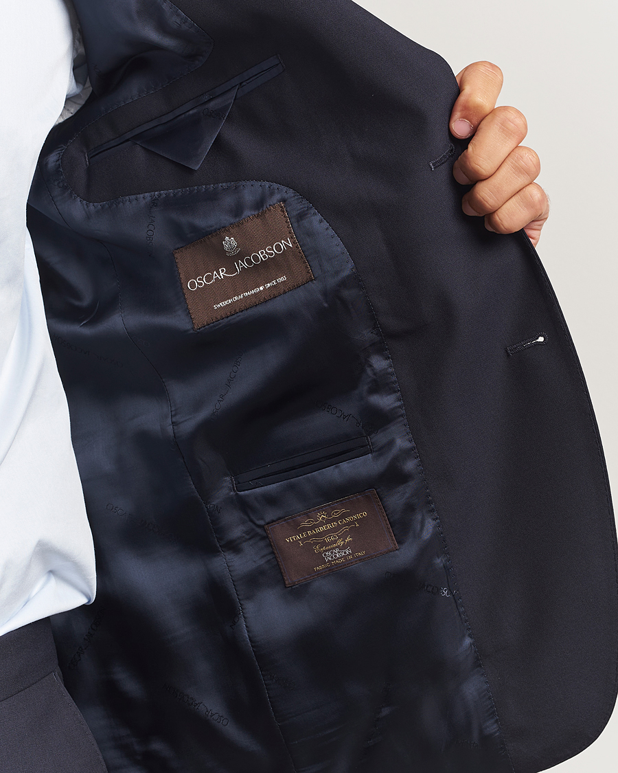Herre | Blazere & jakker | Oscar Jacobson | Fogerty Wool Blazer Navy