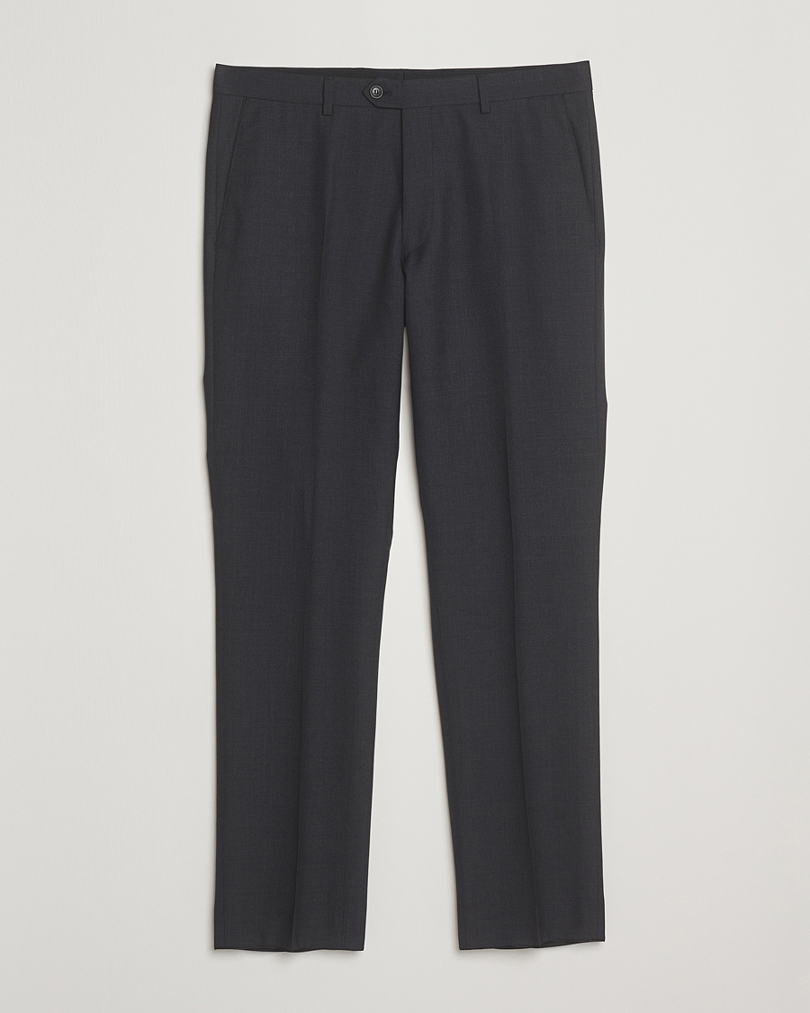 Herre | Bukser | Oscar Jacobson | Dandy Wool Trousers Grey