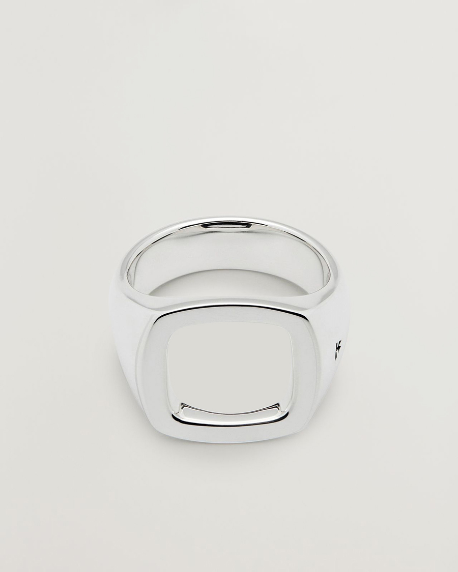 Herre | Smykker | Tom Wood | Cushion Open Ring Silver