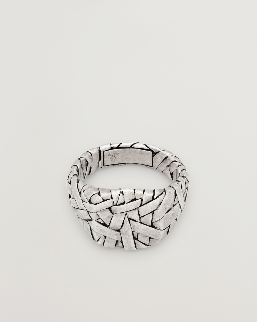 Herre | Smykker | Tom Wood | Quilt Ring Small Silver