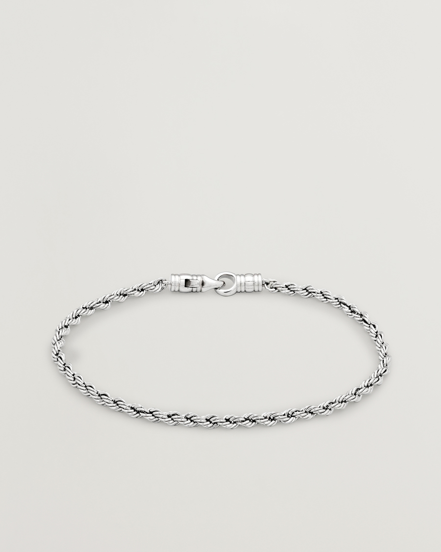 Herre | Smykker | Tom Wood | Rope Bracelet Silver
