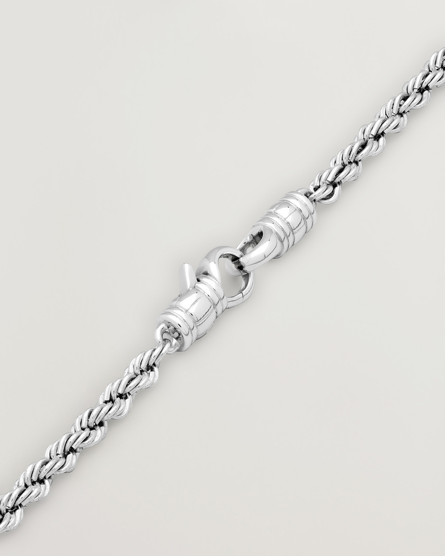 Herre | Smykker | Tom Wood | Rope Bracelet Silver