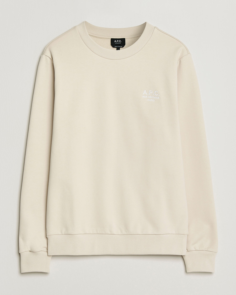 Herre | Trøjer | A.P.C. | Rue Madame Tonal Sweatshirt Mastic