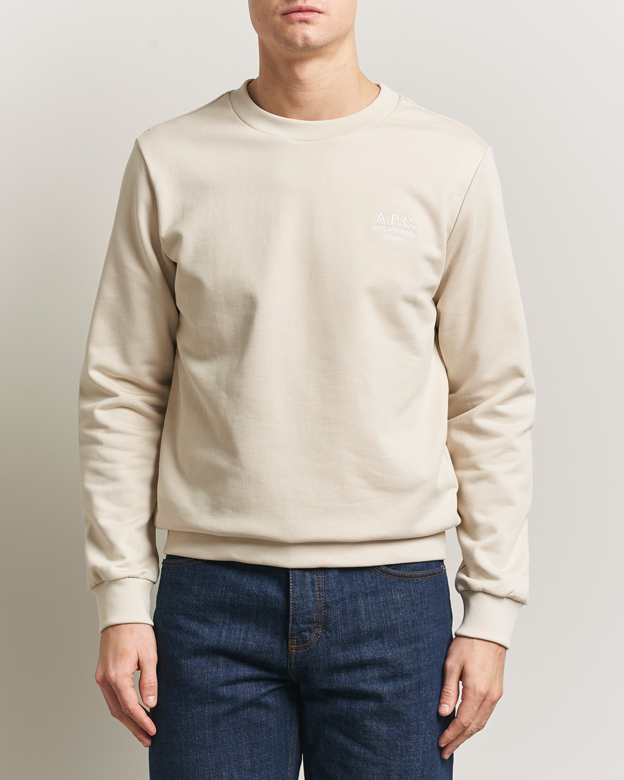 Herre | Trøjer | A.P.C. | Rue Madame Tonal Sweatshirt Mastic