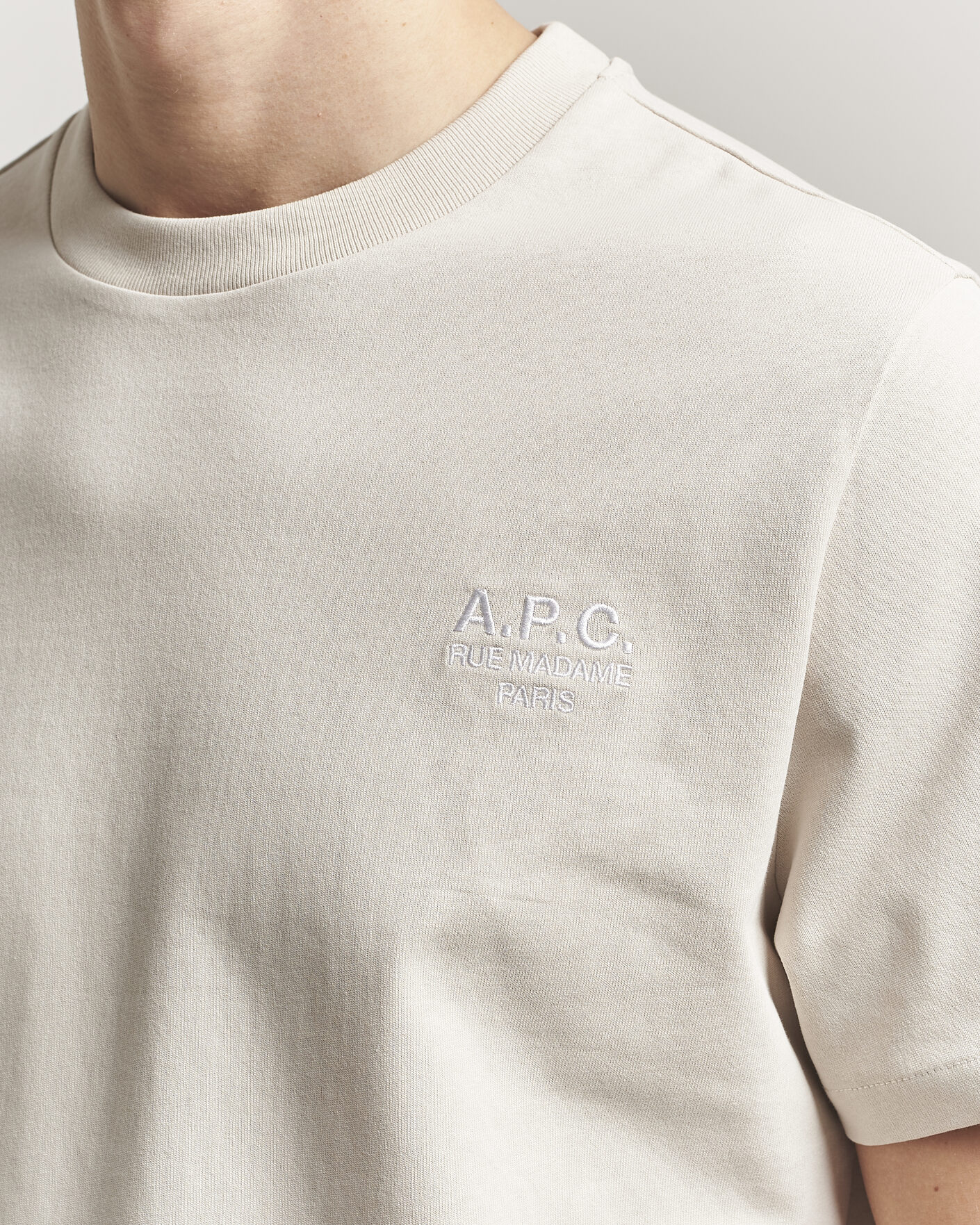 Herre | T-Shirts | A.P.C. | Rue Madame T-Shirt Mastic