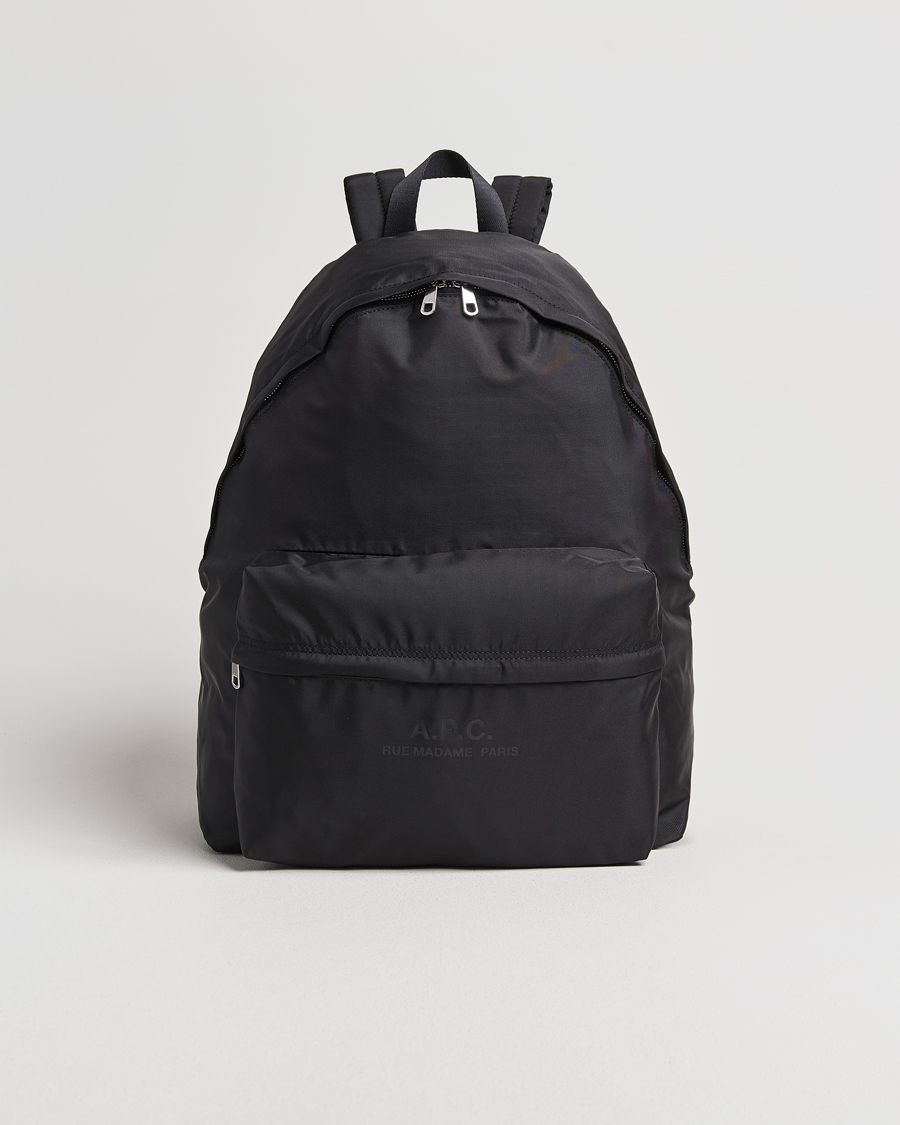 Herre | Tasker | A.P.C. | Backstage Nylon Cordura Backpack Black