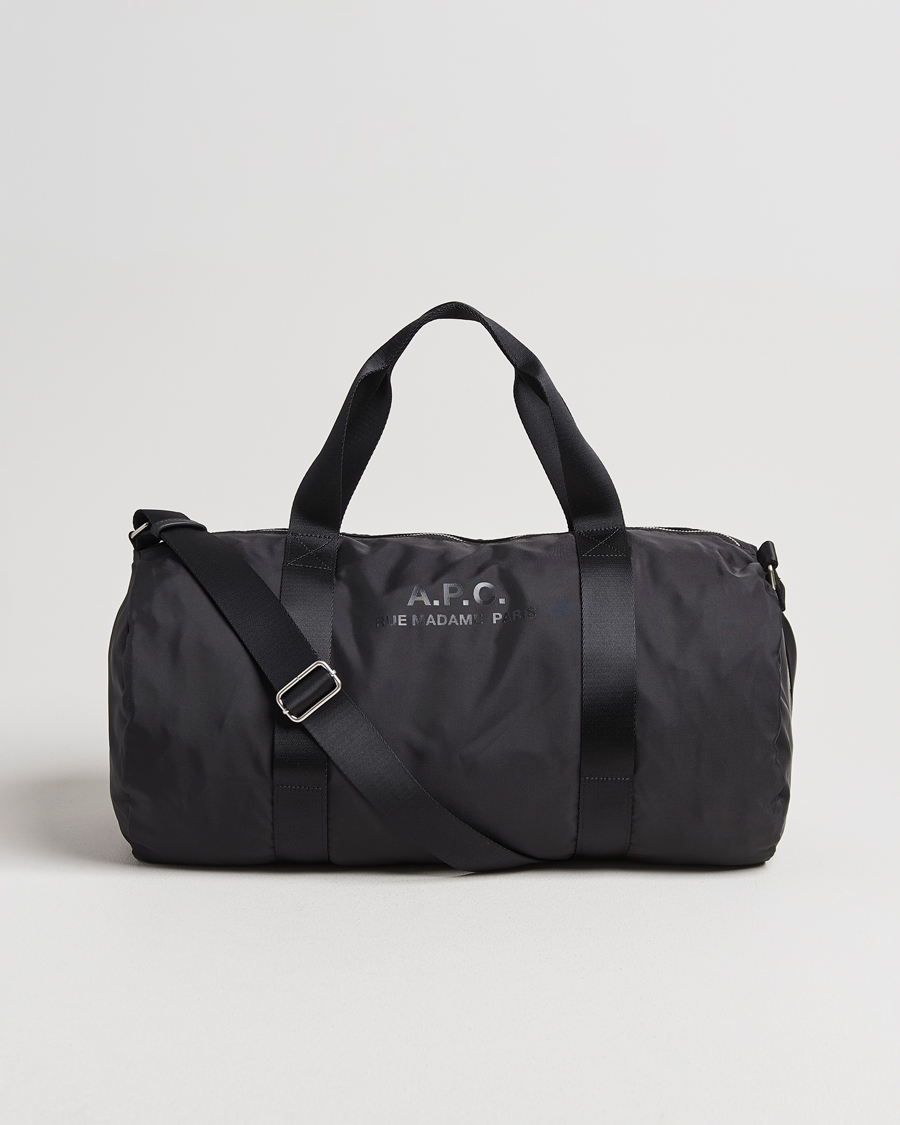 Herre | Tasker | A.P.C. | Backstage Nylon Cordura Gym Bag Black
