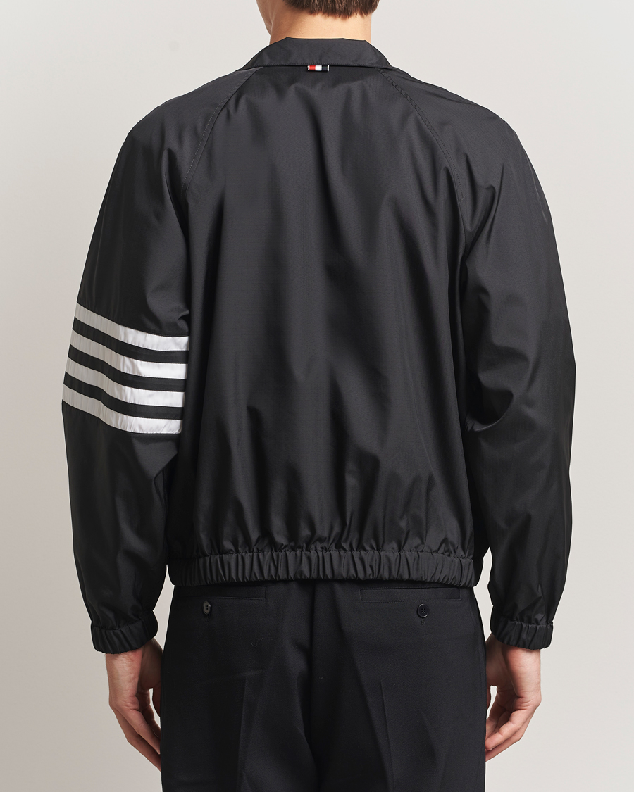 Herre | Jakker | Thom Browne | Raglan 4 Bar Nylon Jacket Black