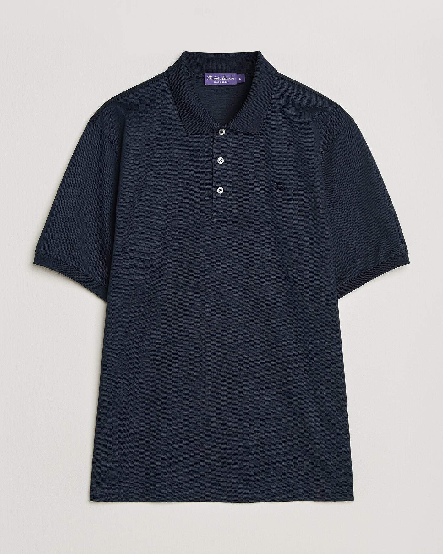 Herre | Polotrøjer | Ralph Lauren Purple Label | Mercerized Cotton Polo Chairman Navy
