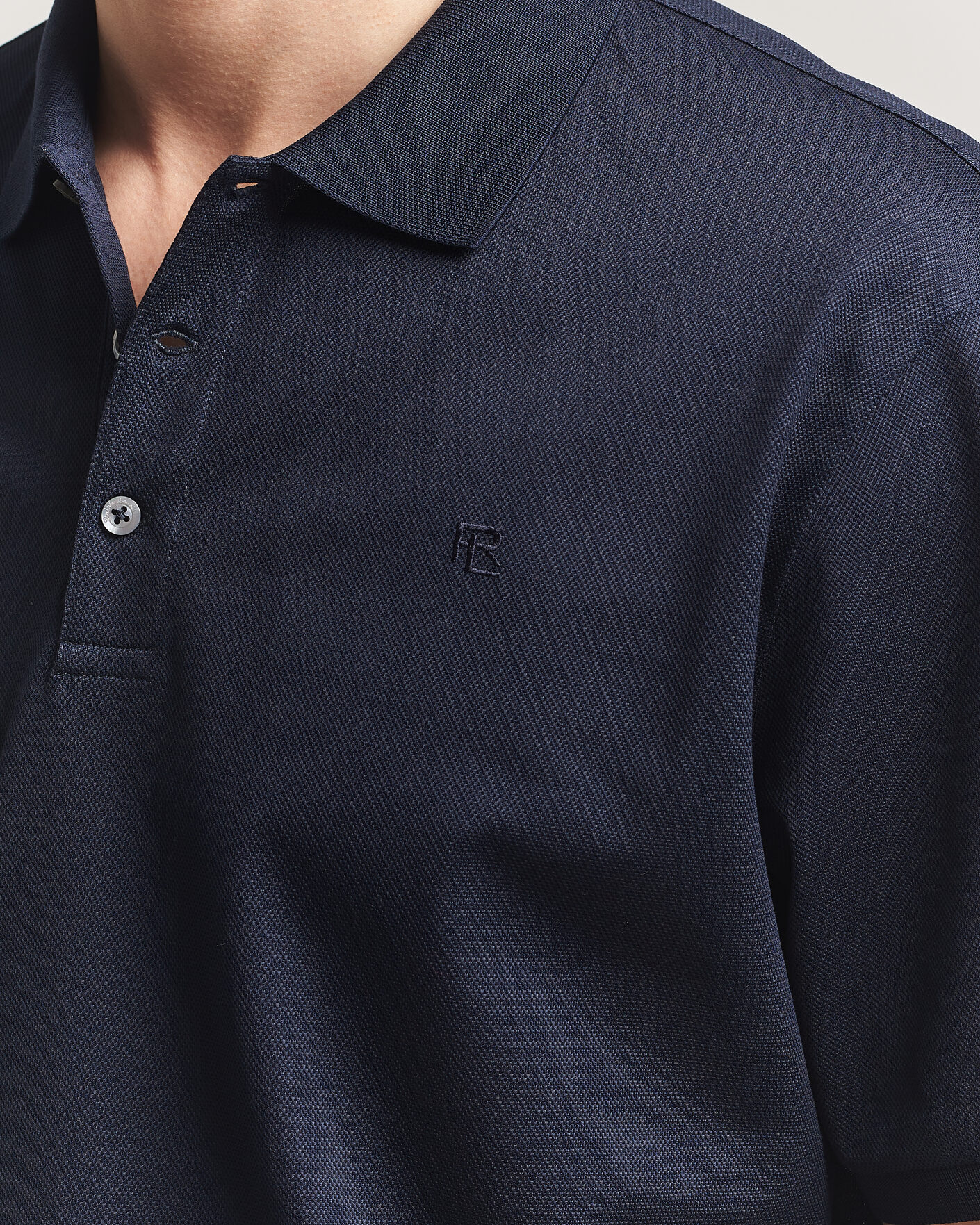 Herre | Polotrøjer | Ralph Lauren Purple Label | Mercerized Cotton Polo Chairman Navy