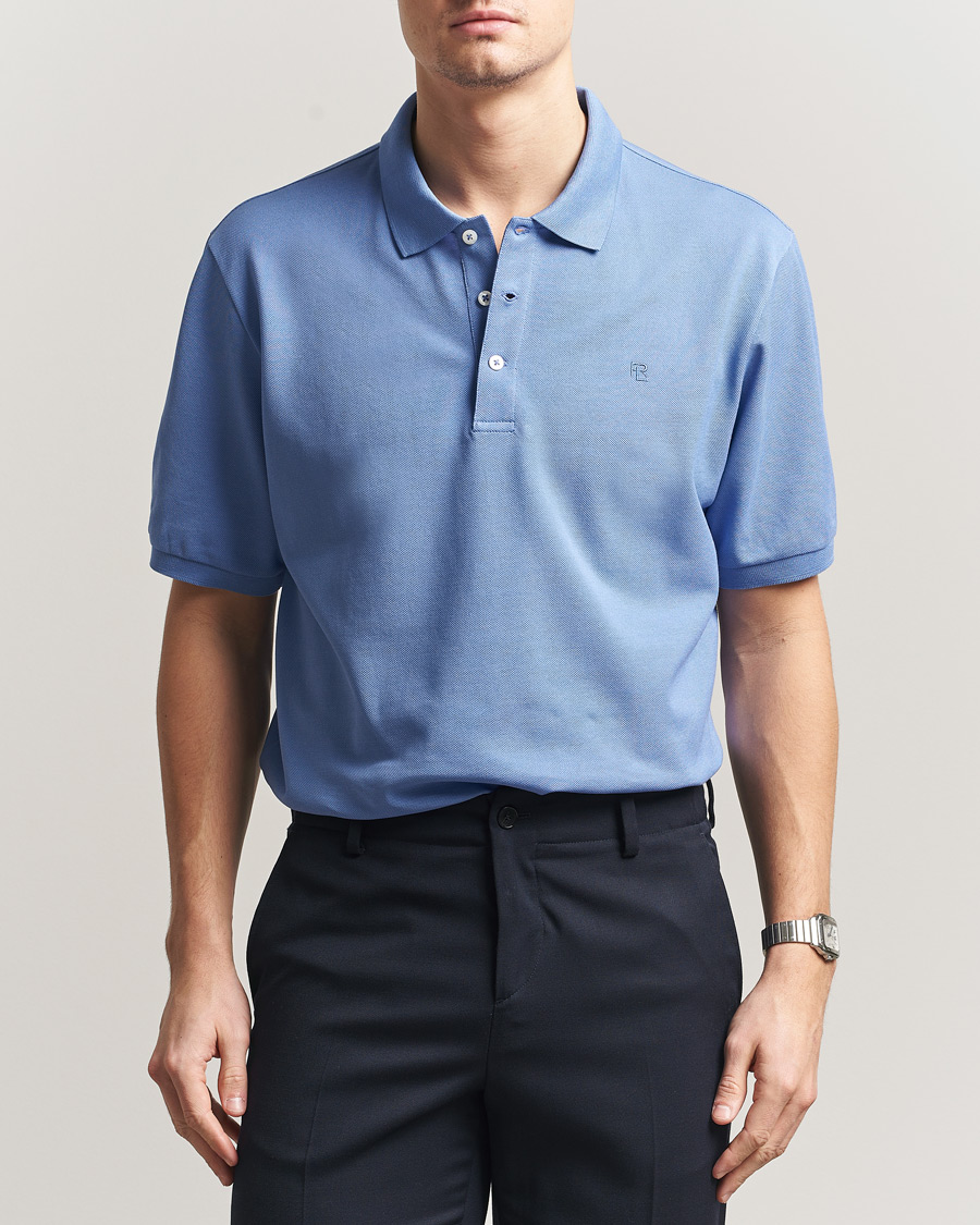 Herre | Polotrøjer | Ralph Lauren Purple Label | Mercerized Cotton Polo Light Blue