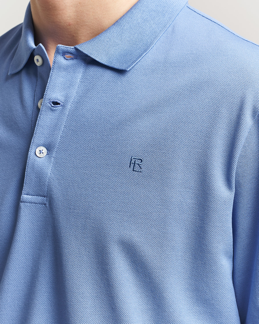 Herre | Polotrøjer | Ralph Lauren Purple Label | Mercerized Cotton Polo Light Blue