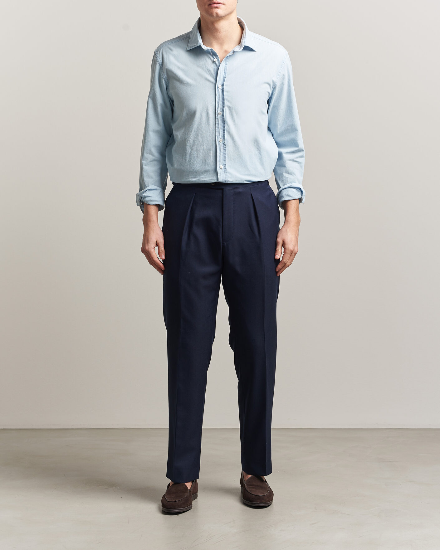 Herre | Skjorter | Ralph Lauren Purple Label | Cooper Work Shirt Medium Wash