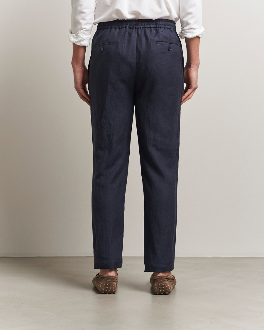Herre | Bukser | Ralph Lauren Purple Label | Dorset Drawstring Trousers Chairman Navy