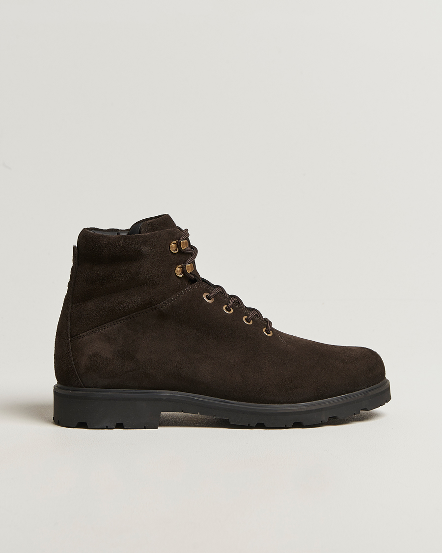 Herre | Støvler | UBR | Black Storm Suede Boot Dark Brown