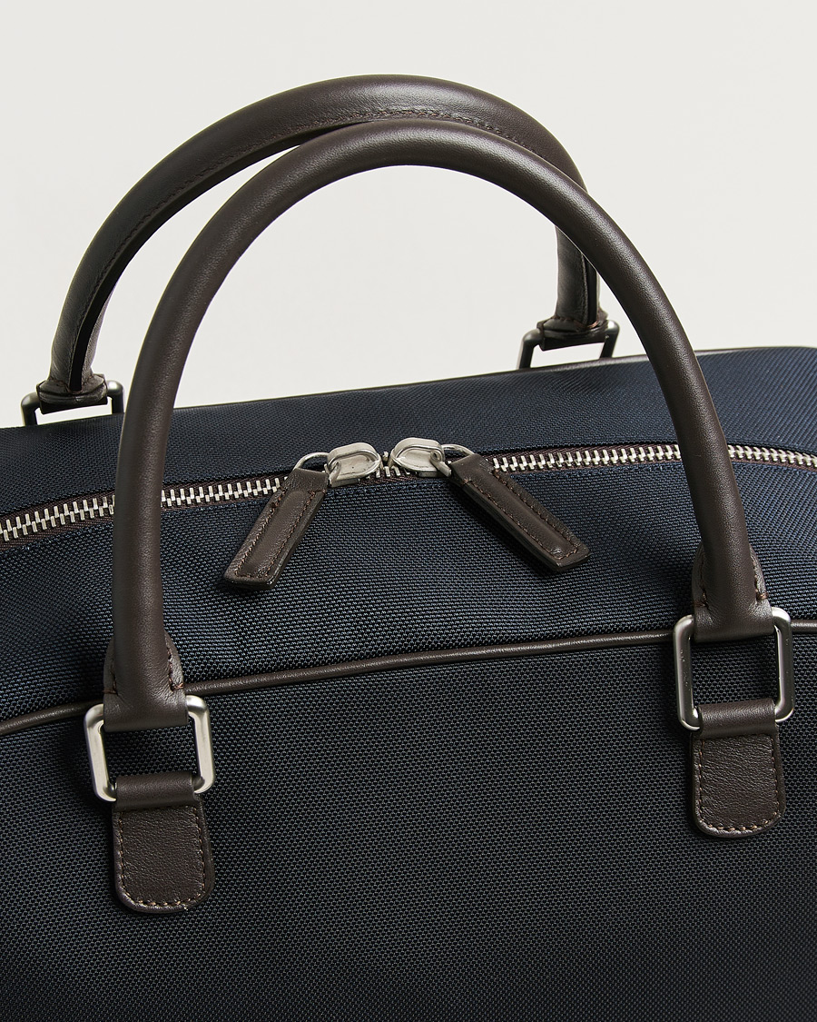 Herre | Tasker | Anderson's | Balistic Nylon/Leather Weekendbag Navy