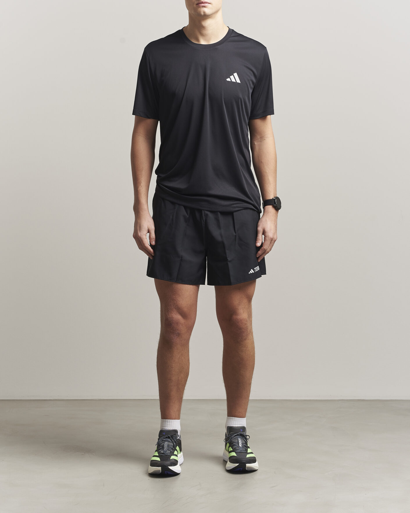 Herre | T-Shirts | adidas Performance | Running T-Shirt Black
