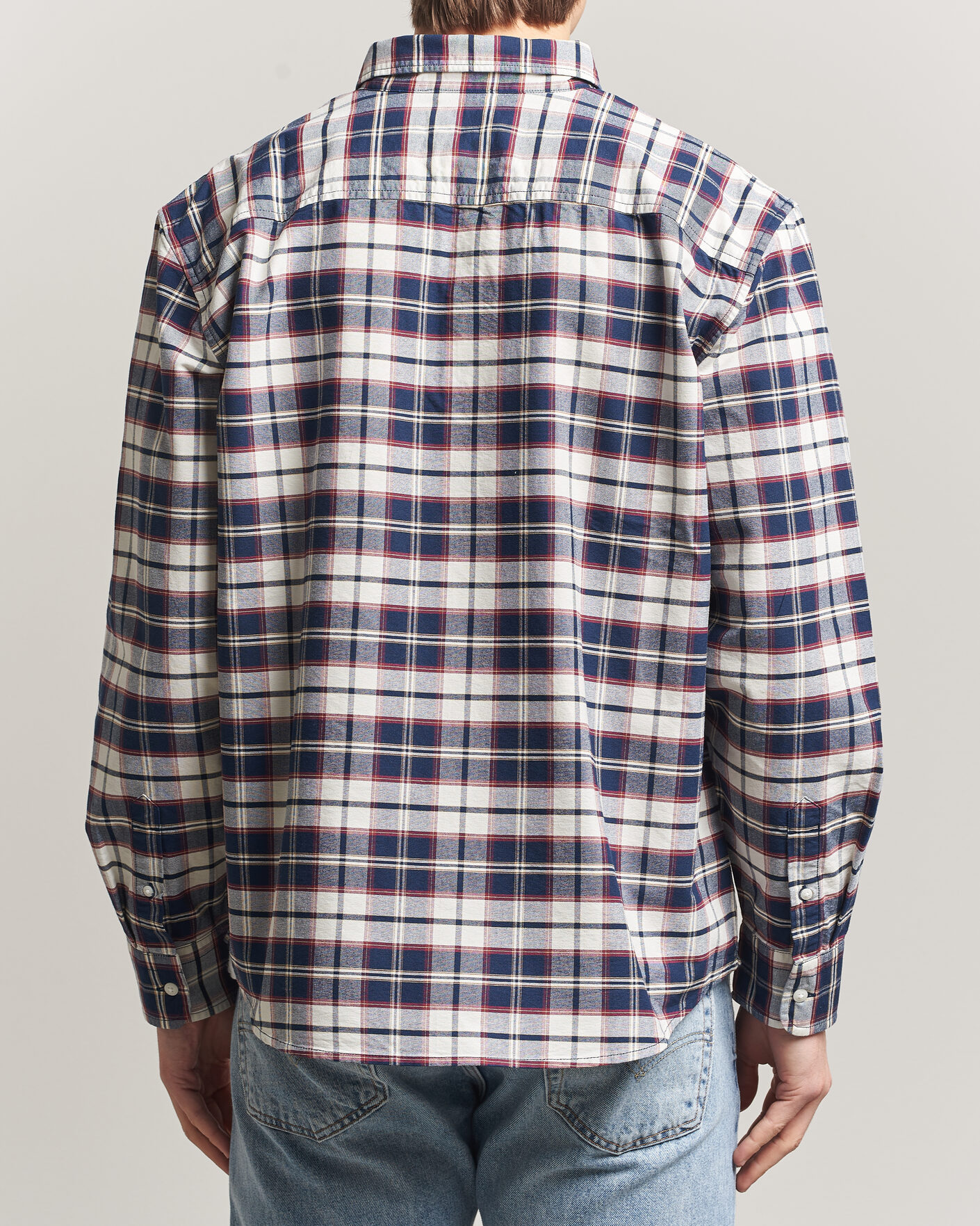 Herre | Skjorter | Levi's | Cotton Checked Shirt Dress Blues