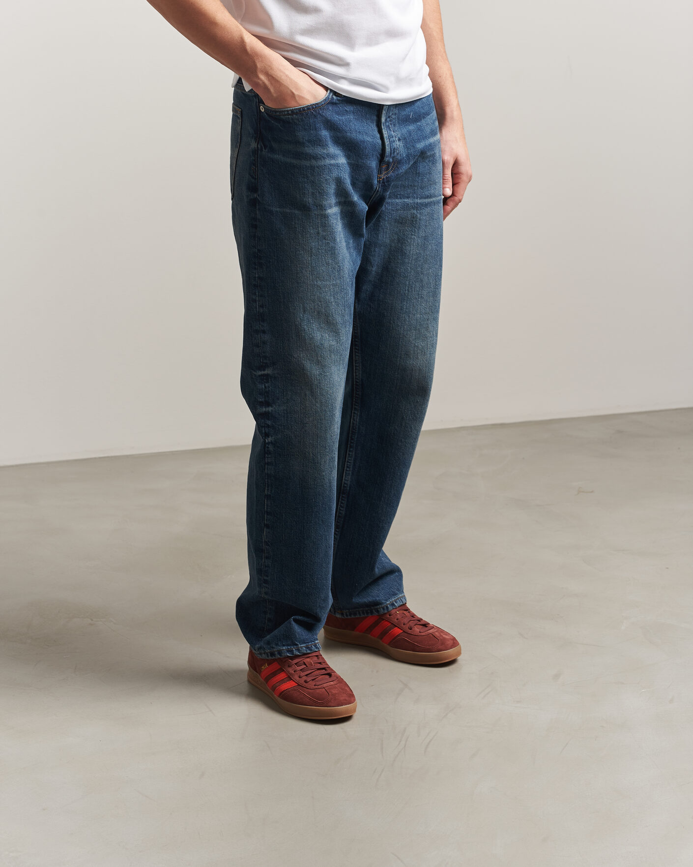 Herre | Sneakers | adidas Originals | Gazelle Indoor Sneaker Brown/Red