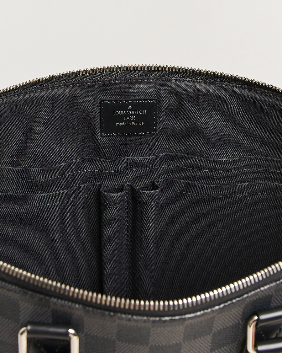 Herre | Pre-Owned & Vintage Bags | Louis Vuitton Pre-Owned | Porte Documents Jour Damier Graphite