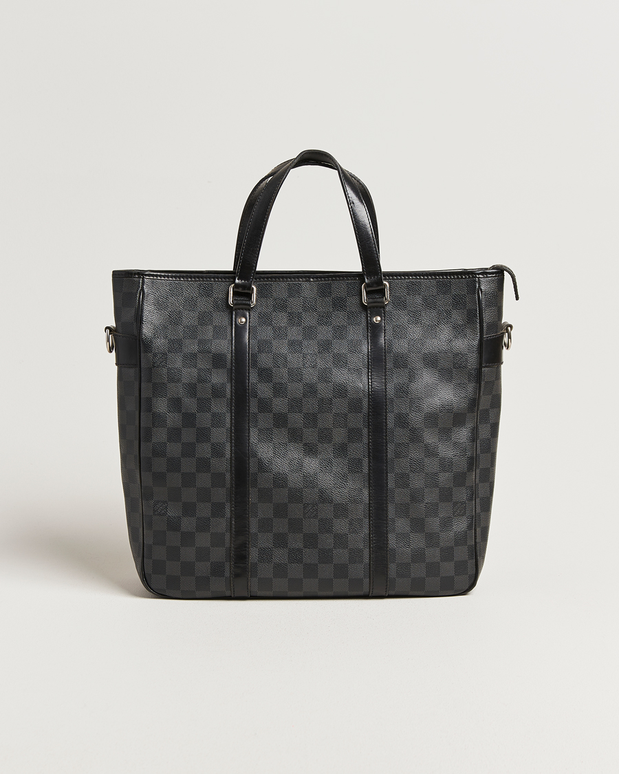 Herre | Pre-Owned & Vintage Bags | Louis Vuitton Pre-Owned | Tadao Tote Bag Damier Graphite