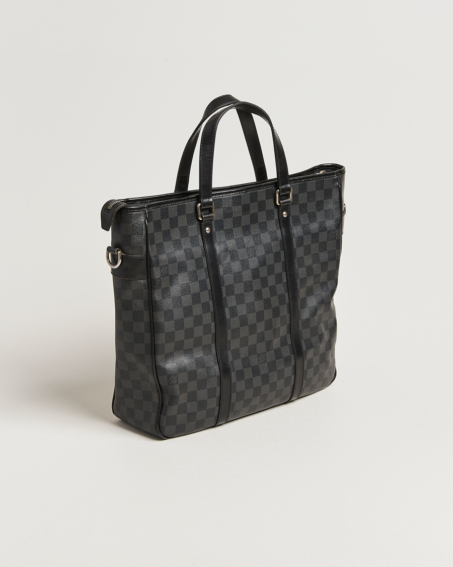 Herre | Pre-Owned & Vintage Bags | Louis Vuitton Pre-Owned | Tadao Tote Bag Damier Graphite