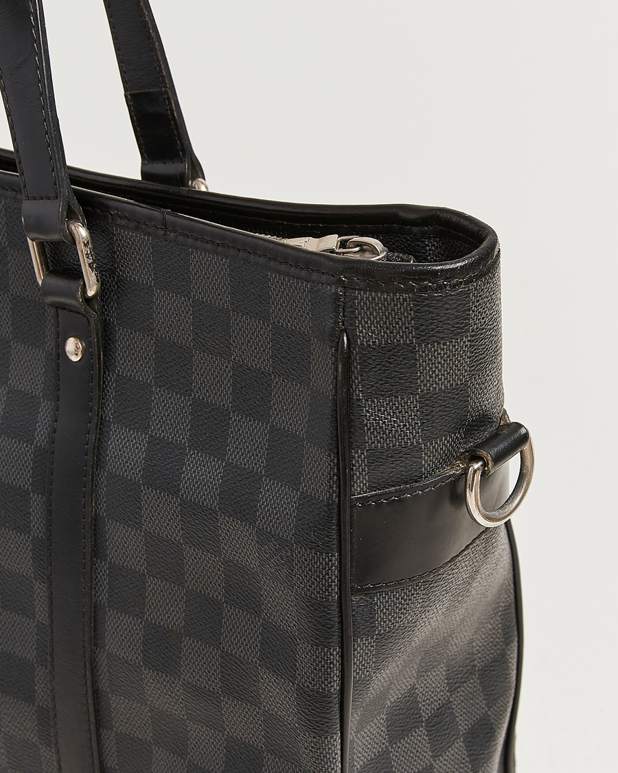 Herre | Pre-Owned & Vintage Bags | Louis Vuitton Pre-Owned | Tadao Tote Bag Damier Graphite