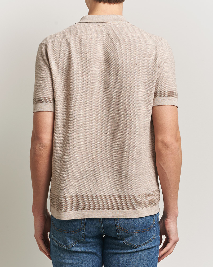 Herre | Skjorter | Brioni | Cotton/Linen Cuban Shirt Beige