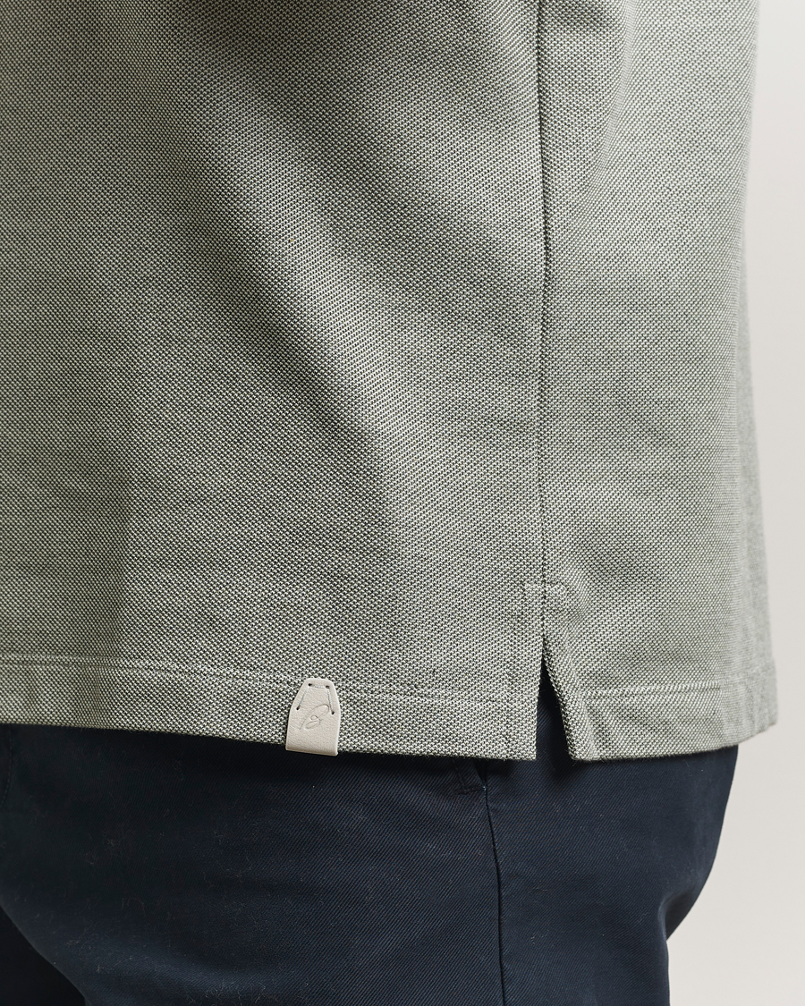 Herre | Polotrøjer | Brioni | Short Sleeve Cotton Piquet Polo Light Green