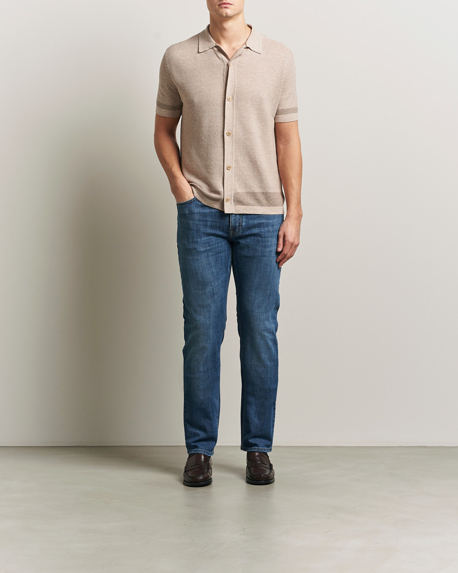 Herre | Jeans | Brioni | 5-Pocket Denim  Medium Blue Wash