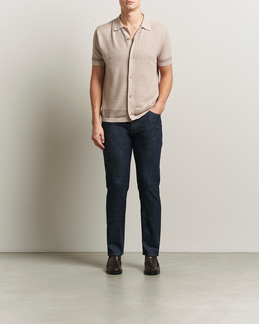 Herre | Bukser | Brioni | 5-Pocket Denim Dark Blue Wash