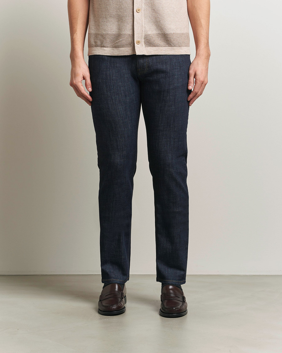 Herre | Bukser | Brioni | 5-Pocket Denim Dark Blue Wash