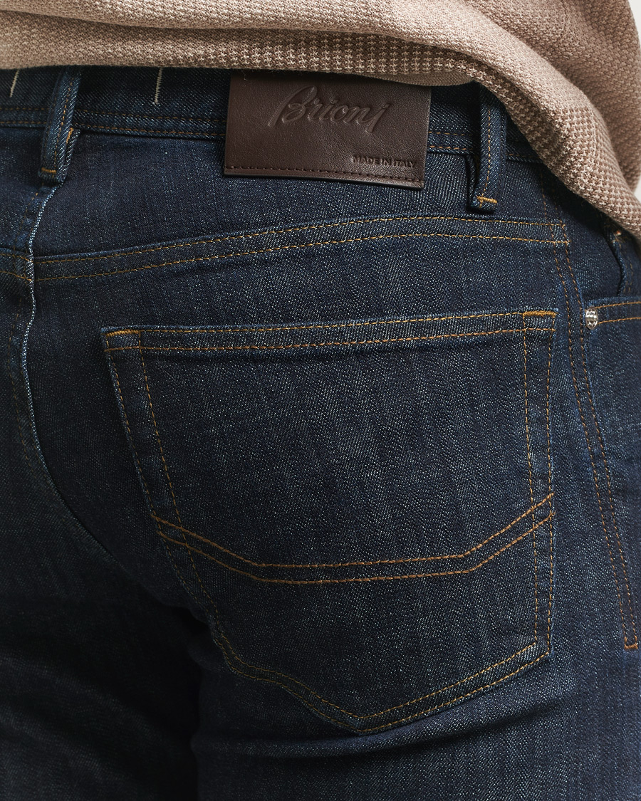 Herre | Jeans | Brioni | 5-Pocket Denim  Dark Blue Wash