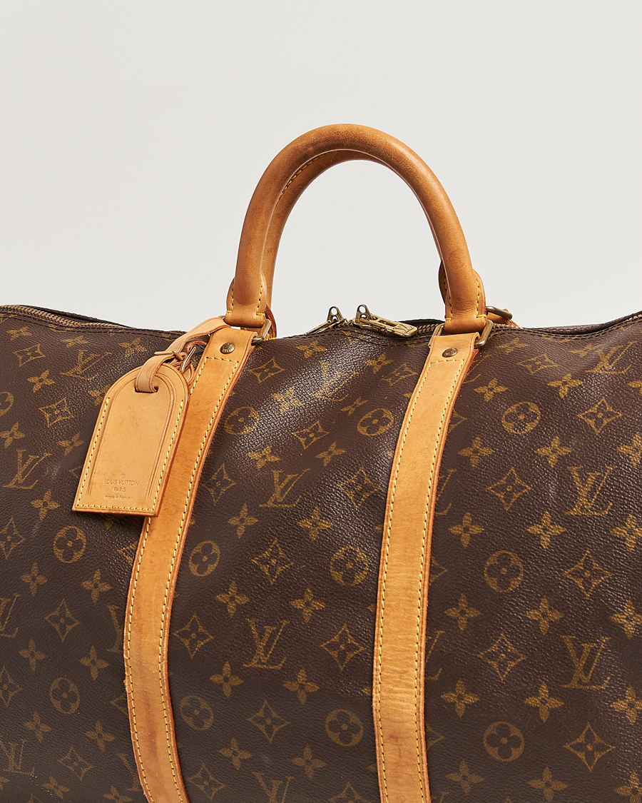 Herre | Pre-Owned & Vintage Bags | Louis Vuitton Pre-Owned | Keepall Bandouliére 55 Monogram