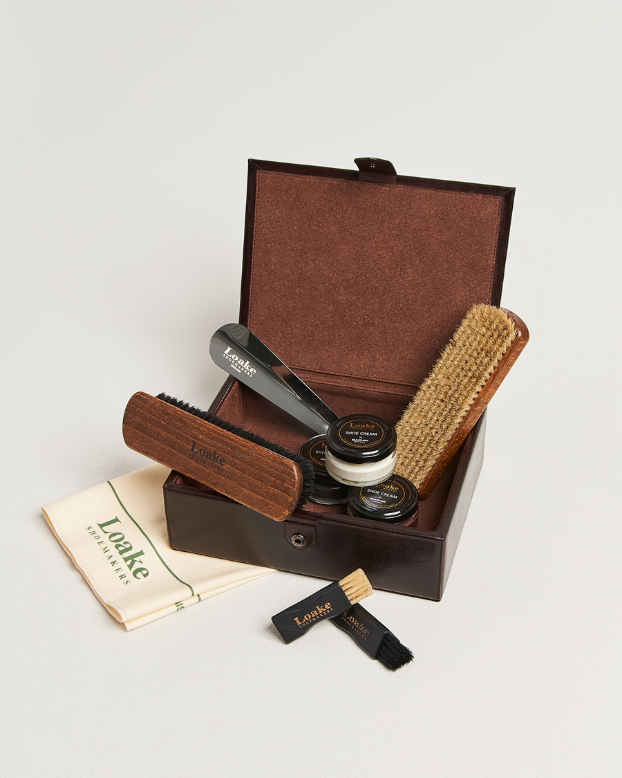 Herre | Skopleje | Loake Shoemakers | Saphir Small Leather Valet Box
