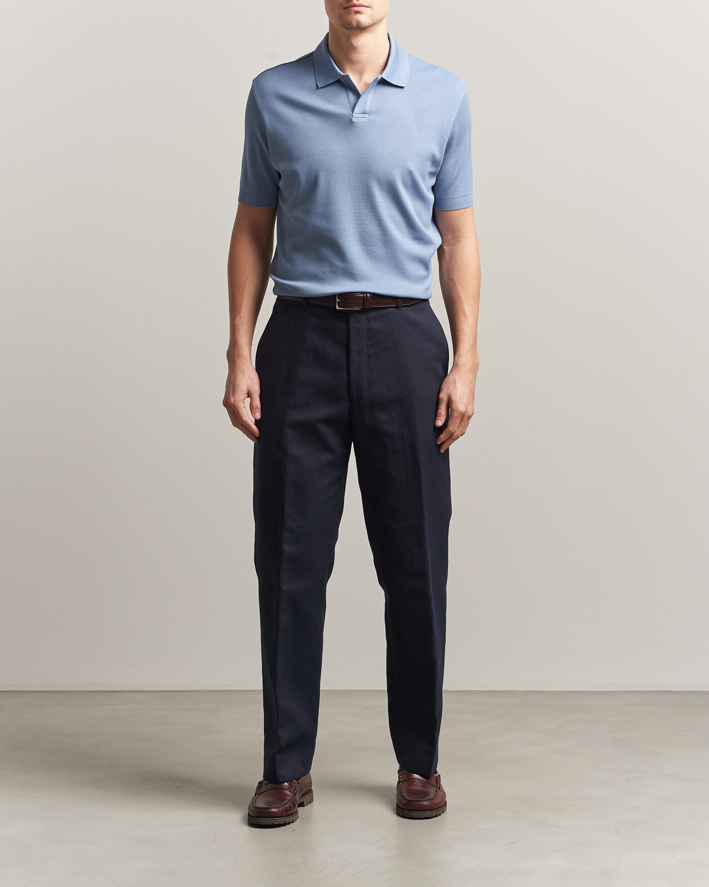 Herre | Polotrøjer | Altea | Jersey Piquet Polo Light Blue