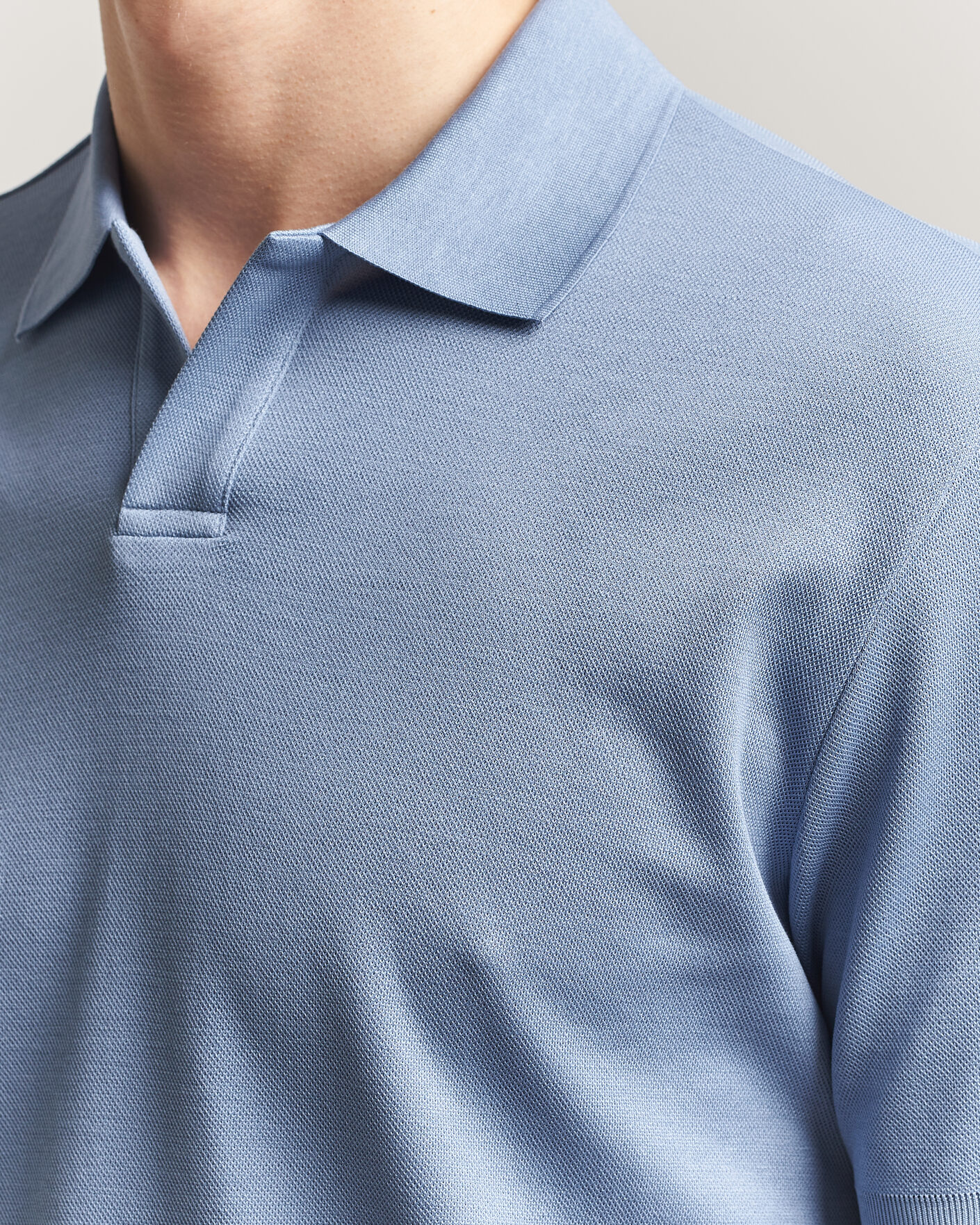 Herre | Polotrøjer | Altea | Jersey Piquet Polo Light Blue