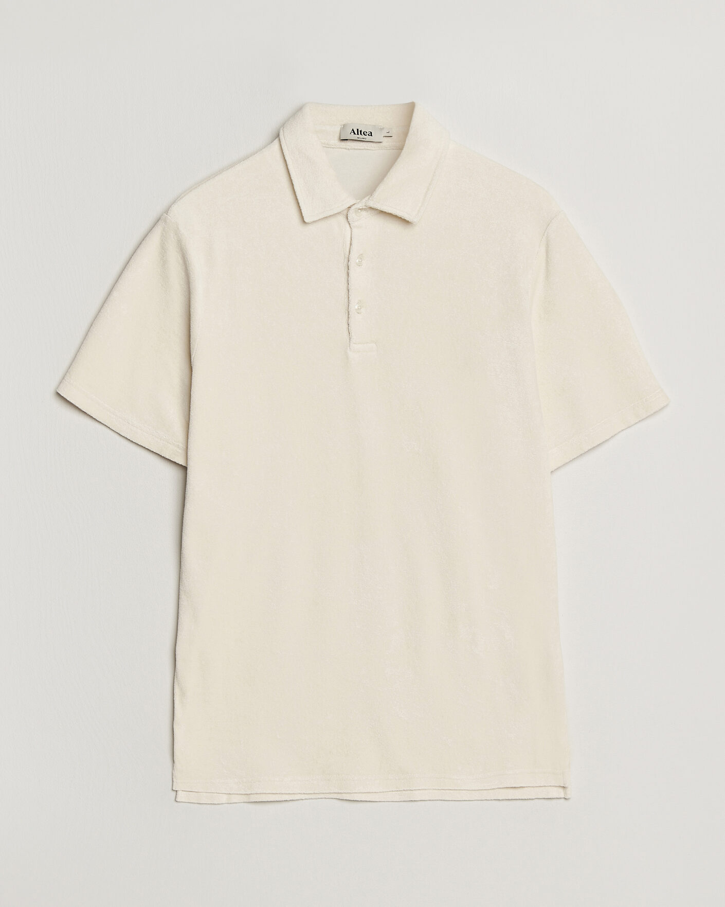 Herre | Polotrøjer | Altea | Terry Cotton Polo Off White