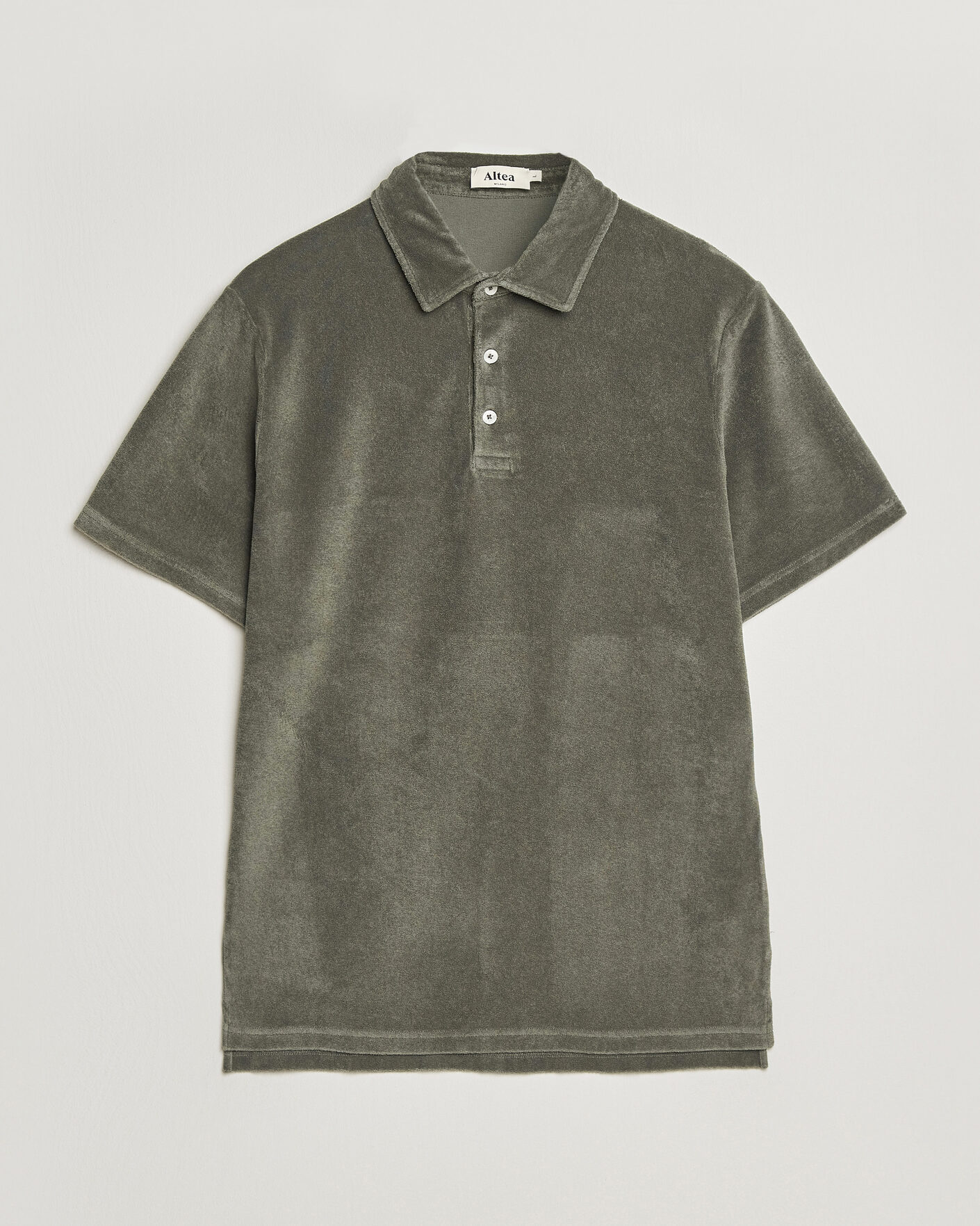 Herre | Polotrøjer | Altea | Terry Cotton Polo Olive