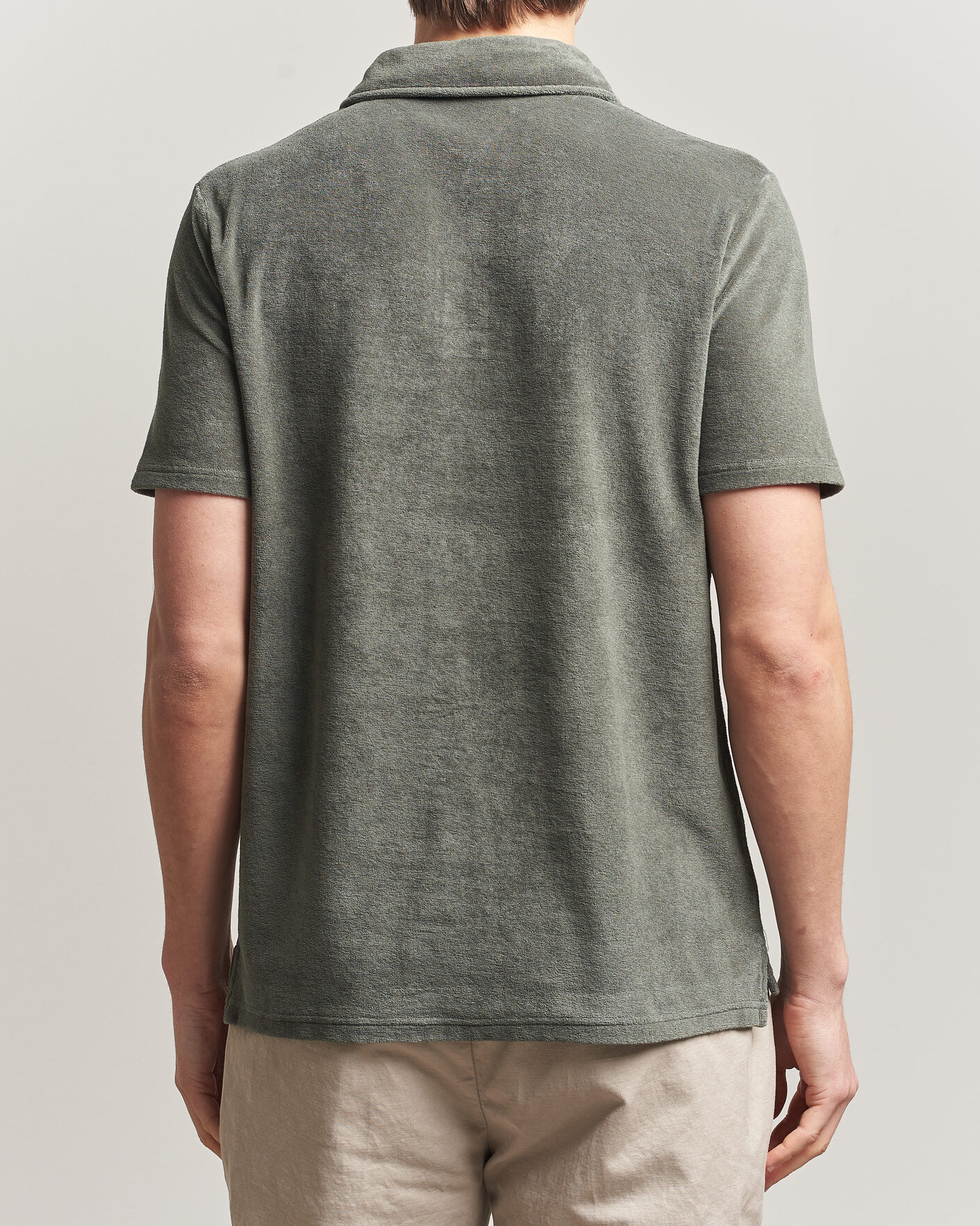 Herre | Polotrøjer | Altea | Terry Cotton Polo Olive